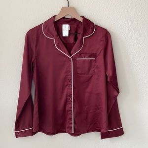 Stars Above Button Down Pajama Top